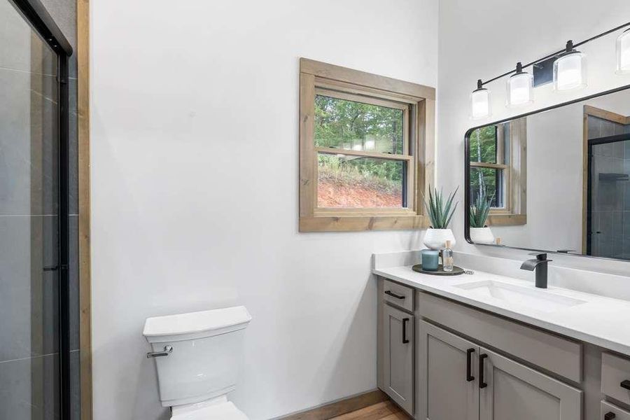 Furnished interior view inside a new home in , Morganton (Image 10).