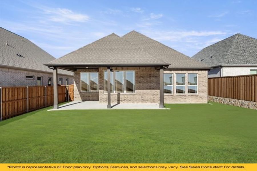 Representative exterior details of a home built from the The Cayman by Stonefield Homes in The Highlands, Rockwall (Image 49).