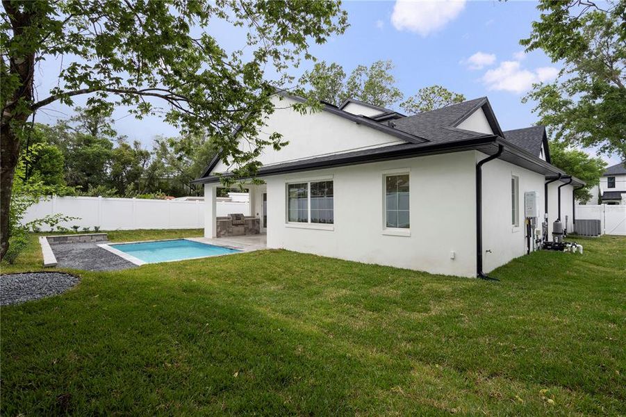 Exterior details and patio area of a home in , Winter Park (Image 36).