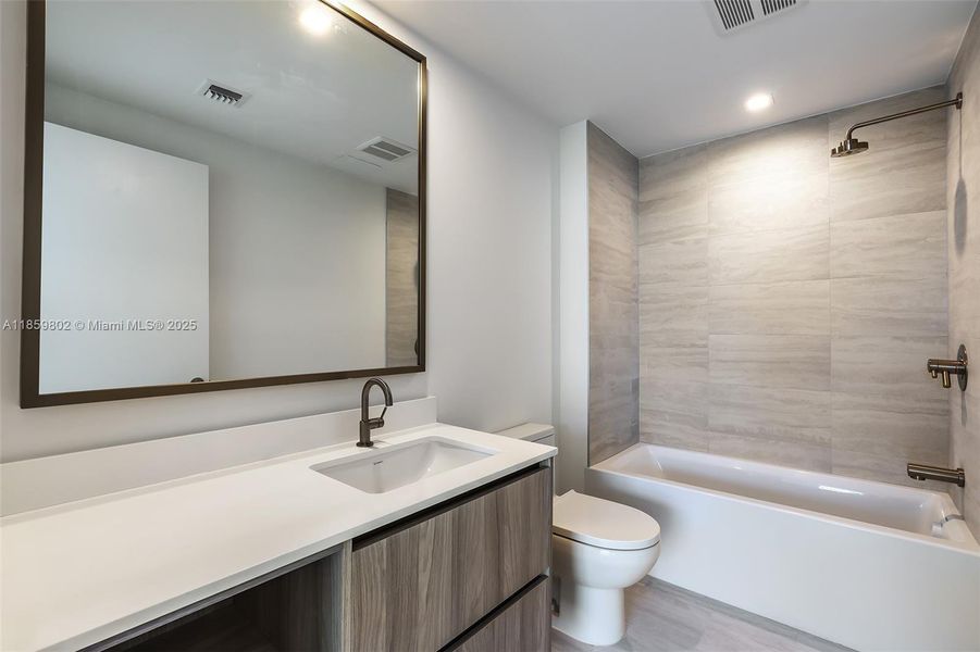 Furnished interior view inside a new home in , Miami (Image 39). Furnished interior view inside a new home in , Miami (Image 39).