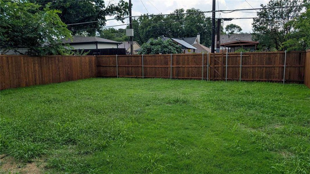 Exterior details and patio area of a home in , Dallas (Image 20). Exterior details and patio area of a home in , Dallas (Image 20).