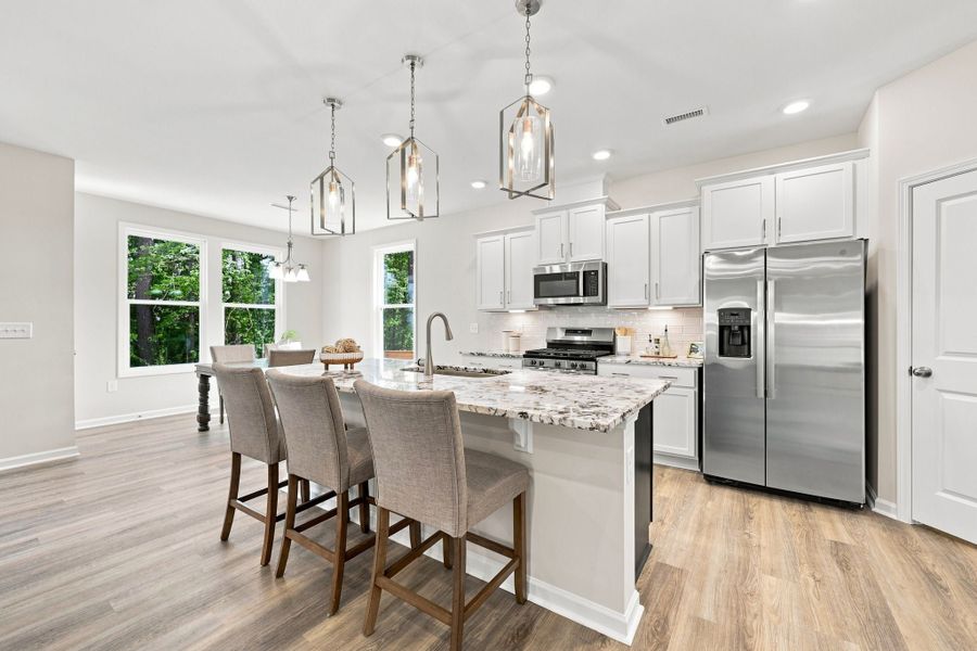 Representative furnished interior of a home built from the The Concerto by Chesapeake Homes in Highgate, Clayton (Image 7).