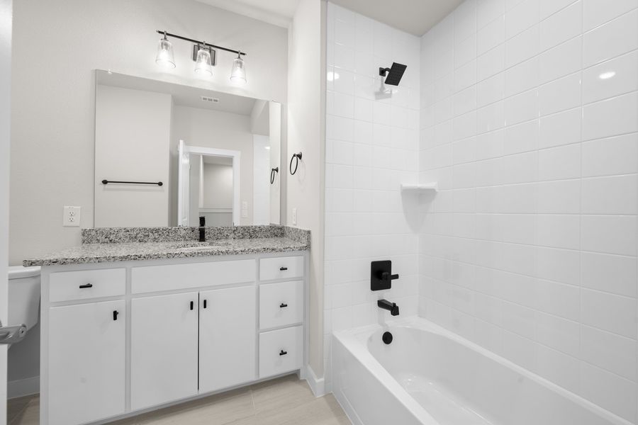Furnished interior view inside a new home in Wildridge, Oak Point (Image 13).