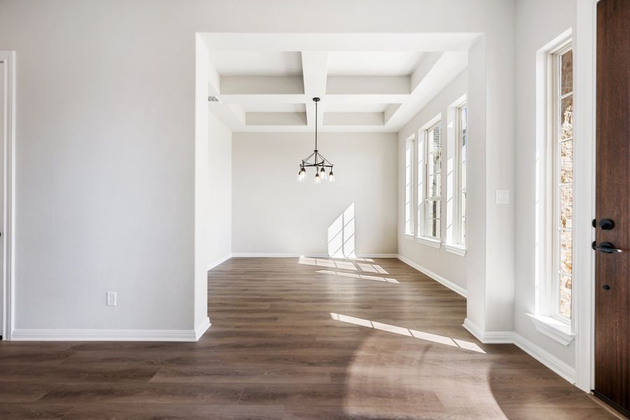 Representative unfurnished interior of a home built from the Maxwell by Ashton Woods in The Estates at La Cima, San Marcos (Image 21). Representative unfurnished interior of a home built from the Maxwell by Ashton Woods in The Estates at La Cima, San Marcos (Image 21).