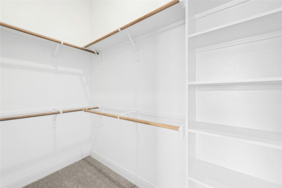 Spacious closet Spacious closet