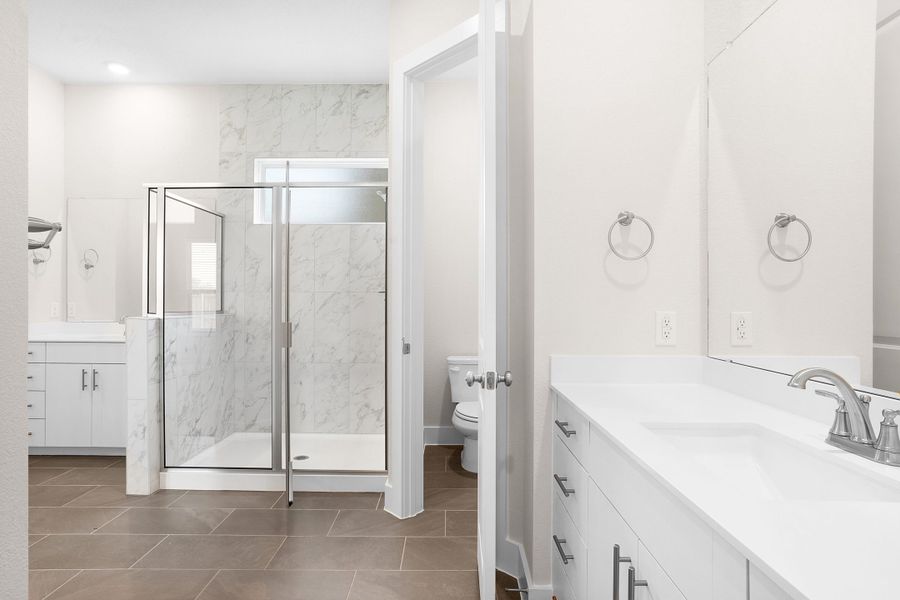 Furnished interior view inside a new home in Lariat, Liberty Hill (Image 15). Furnished interior view inside a new home in Lariat, Liberty Hill (Image 15).