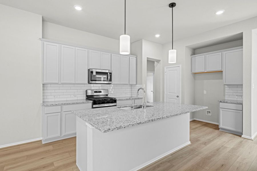 Furnished interior view inside a new home in Two Step Farm, Montgomery (Image 7).