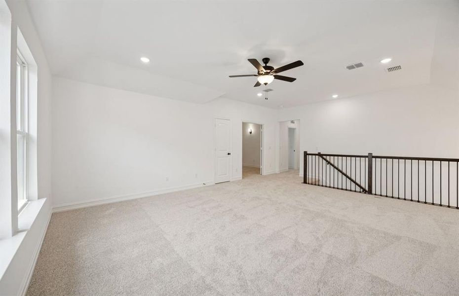 Light-filled loft area providing additional living space *Real home pictured Light-filled loft area providing additional living space *Real home pictured