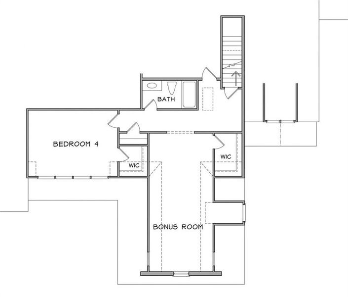2D floor plan layout of this home in , Acworth, GA (Image 5).