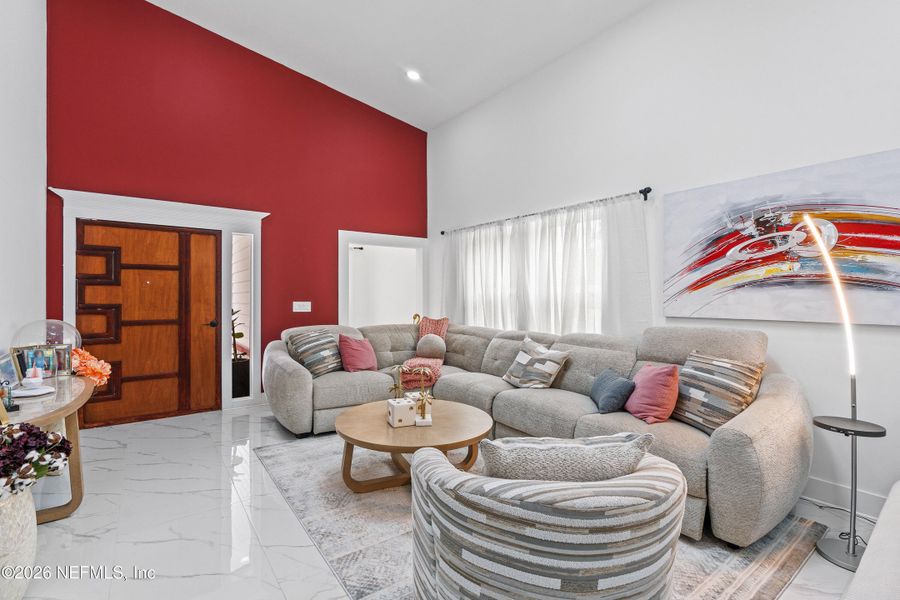 Furnished interior view inside a new home in , Jacksonville (Image 27).