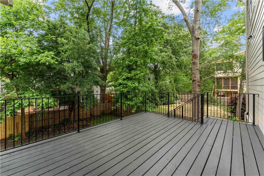 Exterior details and patio area of a home in , Atlanta (Image 26).