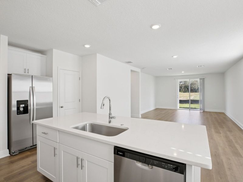 Furnished interior view inside a new home in The Reserve at Hammock Oaks - Classic Series, Lady Lake (Image 6).