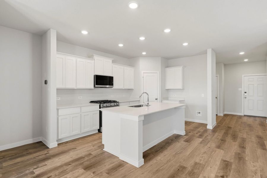 Furnished interior view inside a new home in Northpark South, Porter (Image 5).