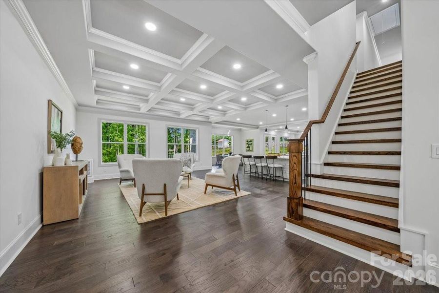 Furnished interior view inside a new home in , Waxhaw (Image 43).