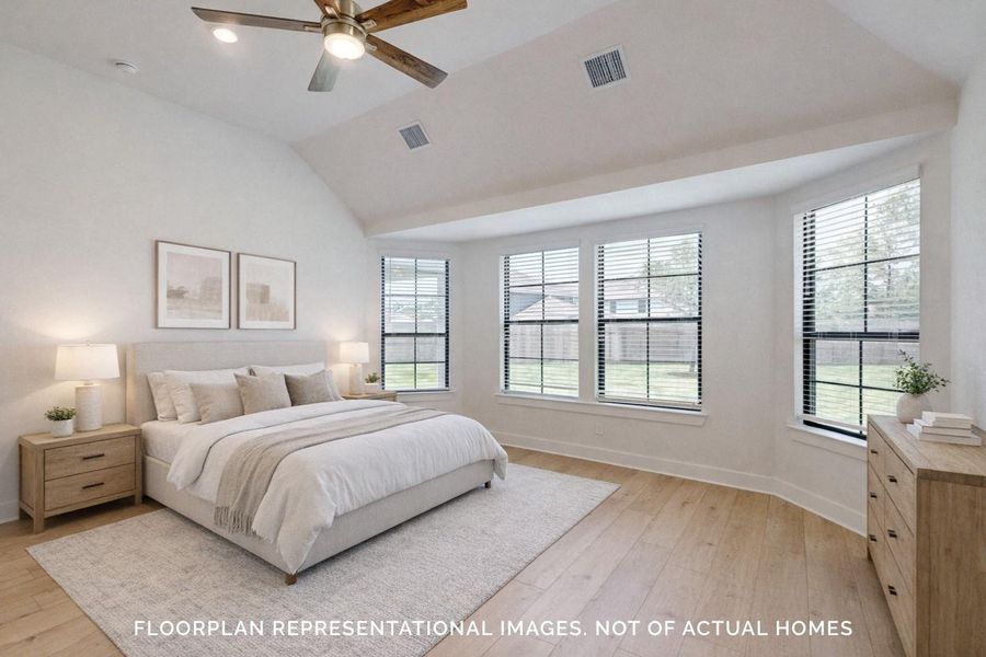 Furnished interior view inside a new home in Marvida, Cypress (Image 6).