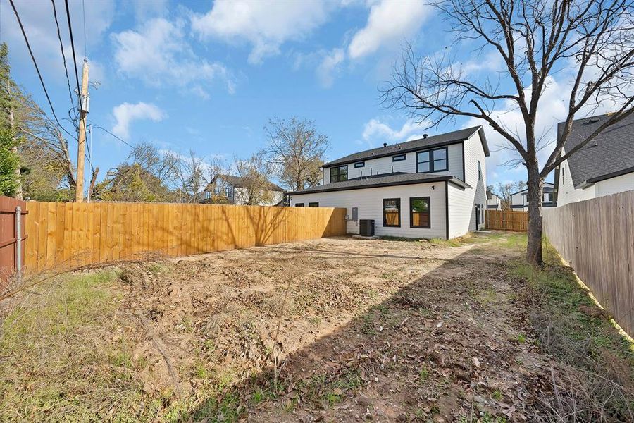 Exterior details and patio area of a home in , Fort Worth (Image 4). Exterior details and patio area of a home in , Fort Worth (Image 4).