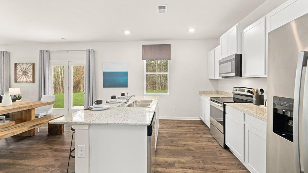 Furnished interior view inside a new home in Sheffield Highlands, Dallas (Image 4).