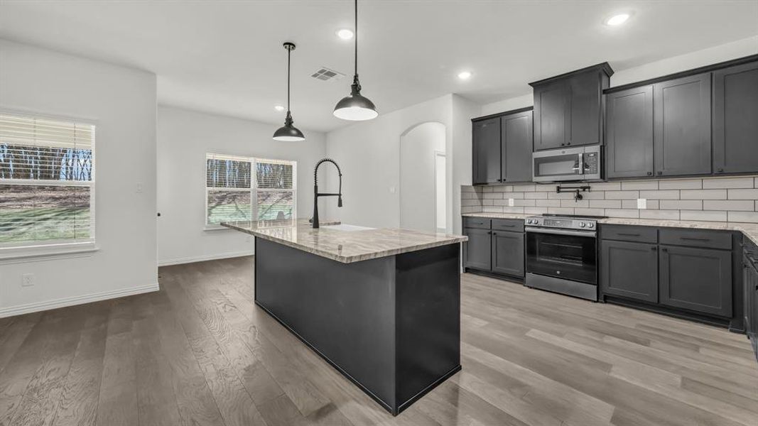 Furnished interior view inside a new home in , Poolville (Image 8).