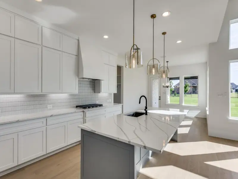 Furnished interior view inside a new home in The Bridges At Preston Crossing, Gunter (Image 7).