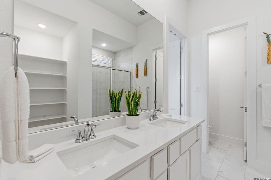Furnished interior view inside a new home in Veramendi, New Braunfels (Image 16).