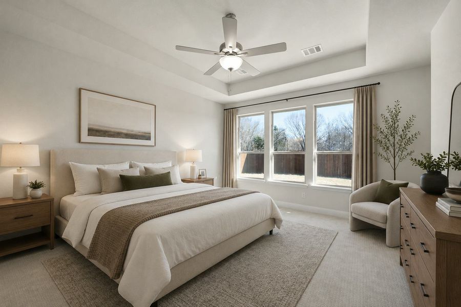 Furnished interior view inside a new home in Kentsdale Farms, DeSoto (Image 8).