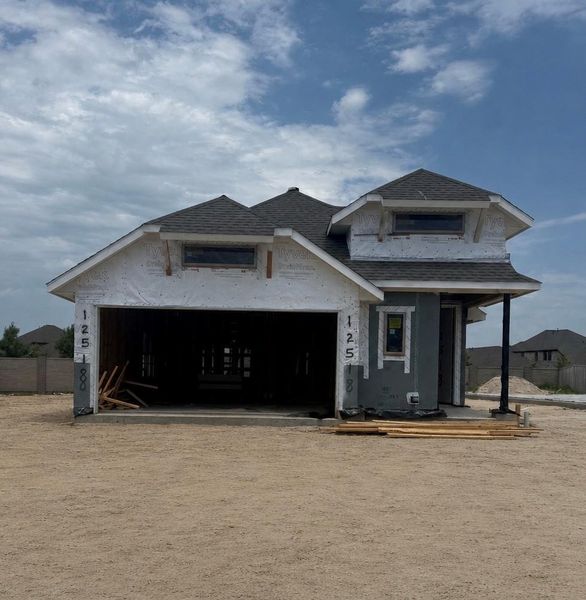 In-progress construction of a new home in Bridgeland, Cypress, TX (Image 4).
