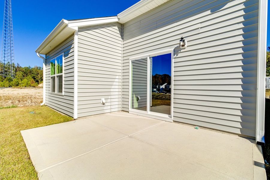 Exterior details and patio area of a home in The Falls, Blythewood (Image 4).