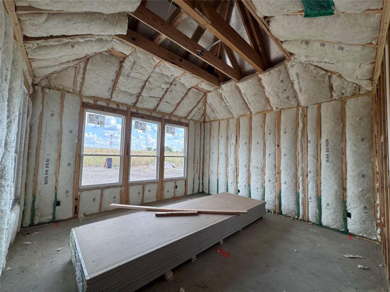 In-progress construction of a new home in Willow Springs, Creedmoor, TX (Image 37). In-progress construction of a new home in Willow Springs, Creedmoor, TX (Image 37).