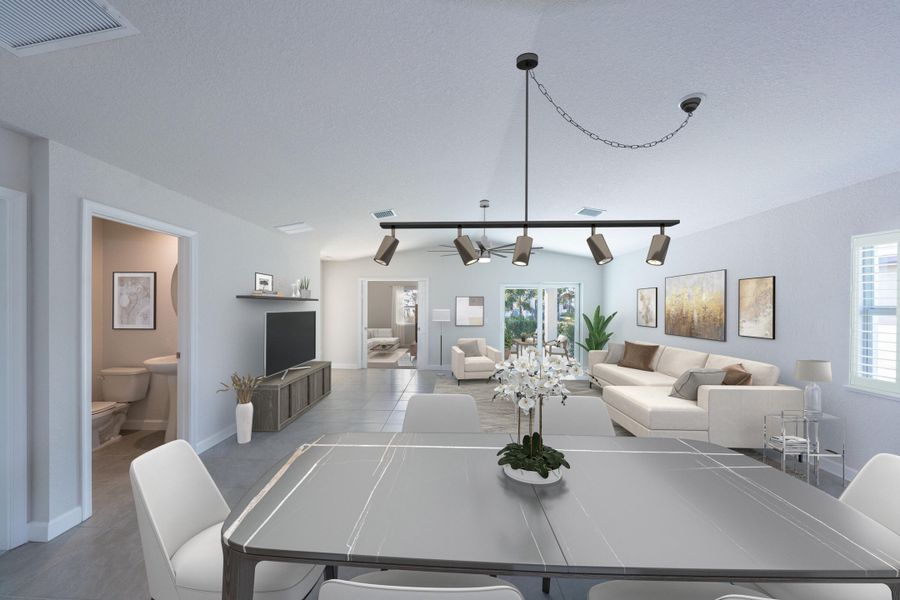 Virtually Staged- Cottage-Living-Room