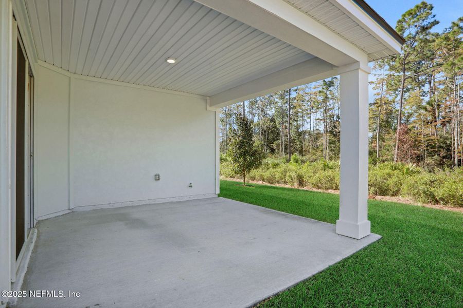 Exterior details and patio area of a home in Cordova Palms, St. Augustine (Image 21).