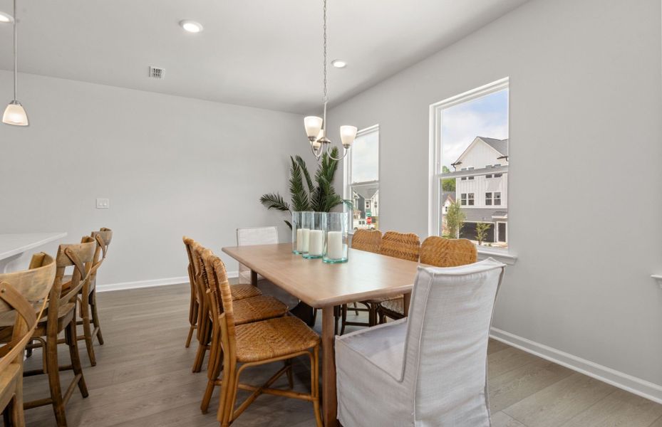 Furnished interior view inside a new home in Everton, Durham (Image 8).