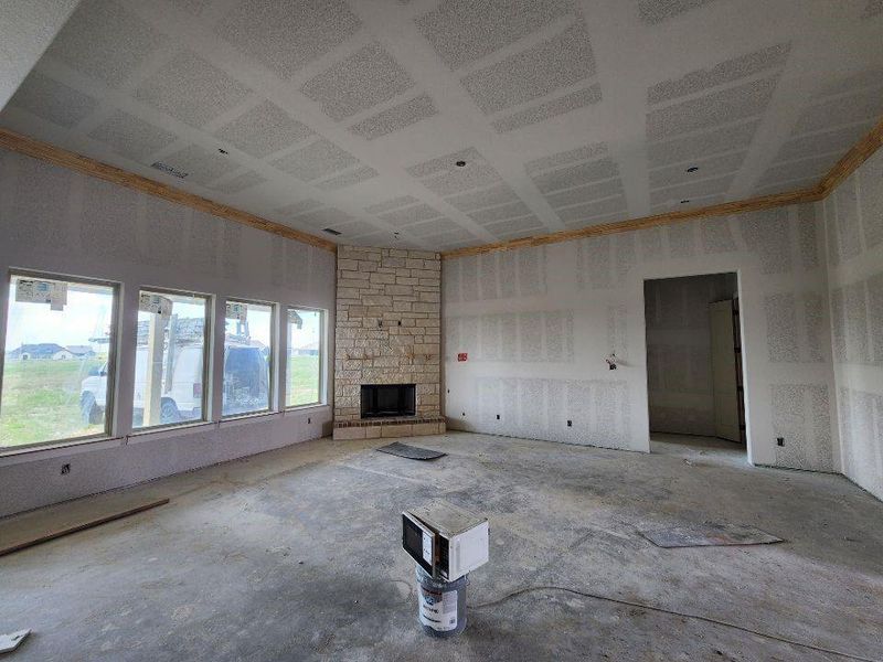 In-progress construction of a new home in Rocky Top, Krum, TX (Image 12).