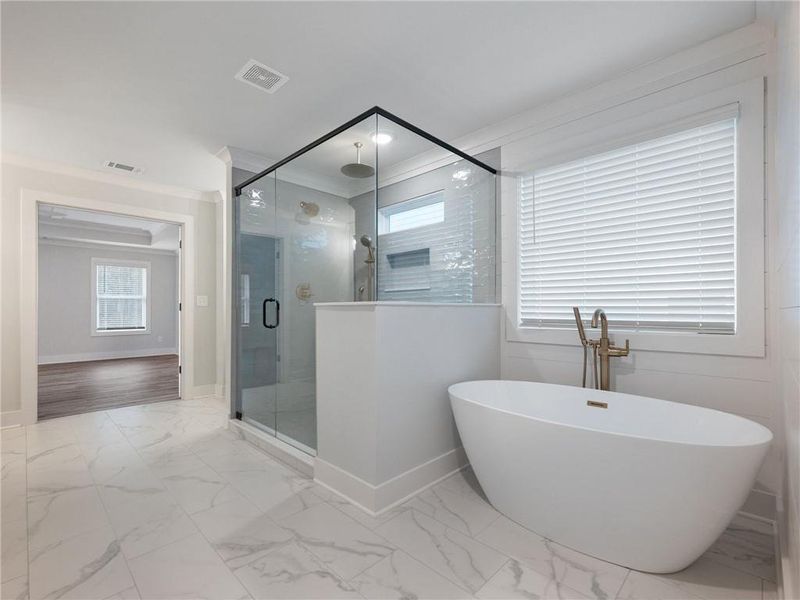 Furnished interior view inside a new home in , Buford (Image 8).