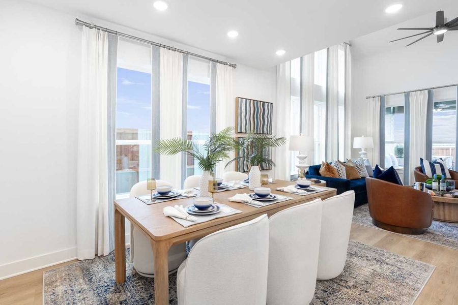 Representative Dining Room - some options shown Representative Dining Room - some options shown