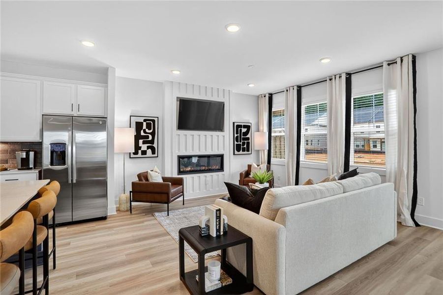 Furnished interior view inside a new home in Governors Parc, Kennesaw (Image 14).