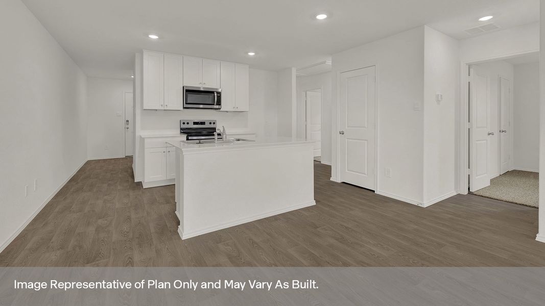 Furnished interior view inside a new home in Spring Valley, New Braunfels (Image 5).