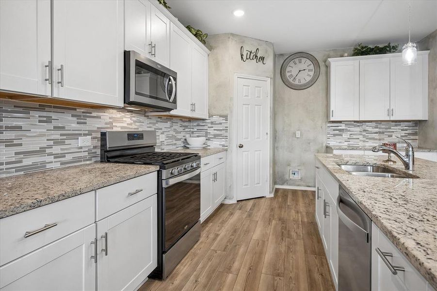 Furnished interior view inside a new home in Whitewing Trails, Princeton (Image 19).