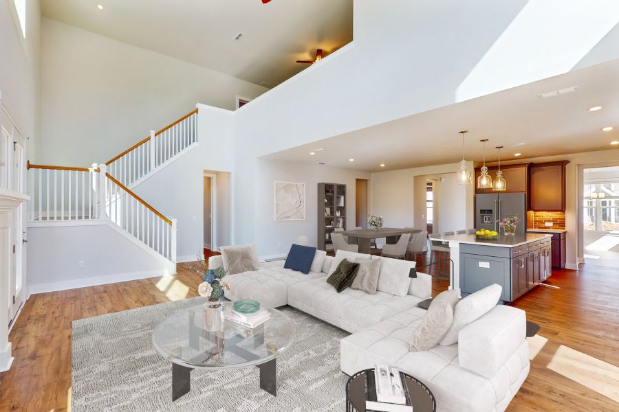 Furnished interior view inside a new home in Stonewood Estates, Durham (Image 10).