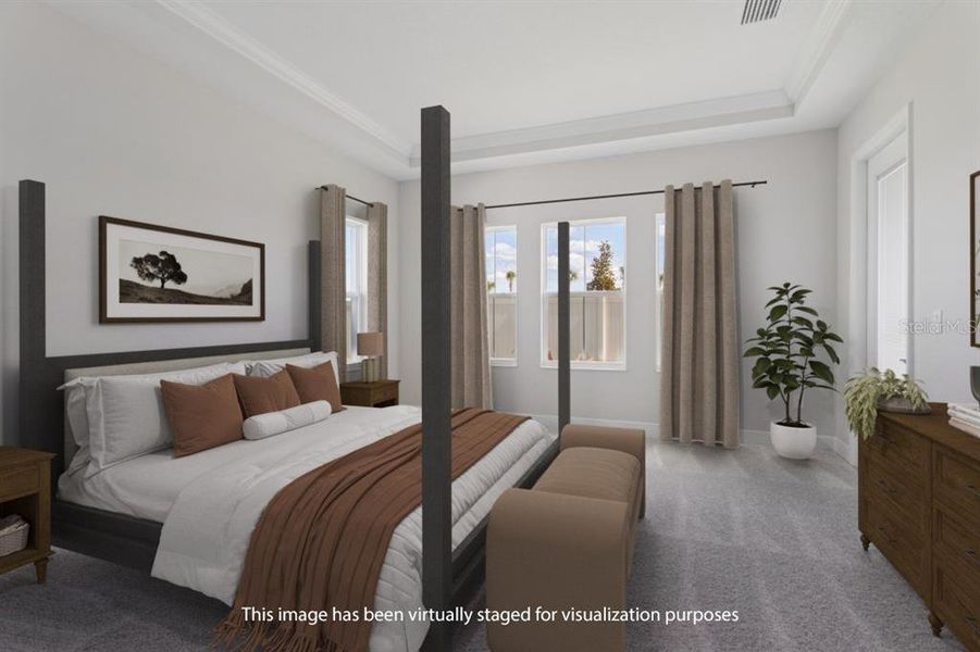 Furnished interior view inside a new home in Oakfield, Parrish (Image 16).