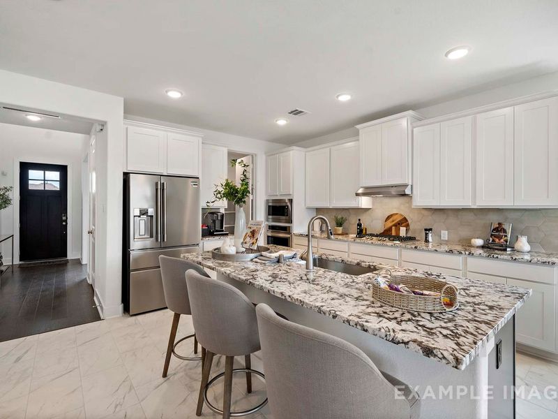 Representative furnished interior of a home built from the The Philip A with 3-Car Garage by Davidson Homes LLC in Lago Mar, Texas City (Image 6).