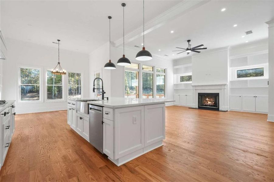 Furnished interior view inside a new home in , Lawrenceville (Image 11).