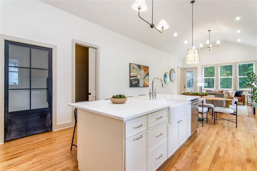 Furnished interior view inside a new home in , Atlanta (Image 12).