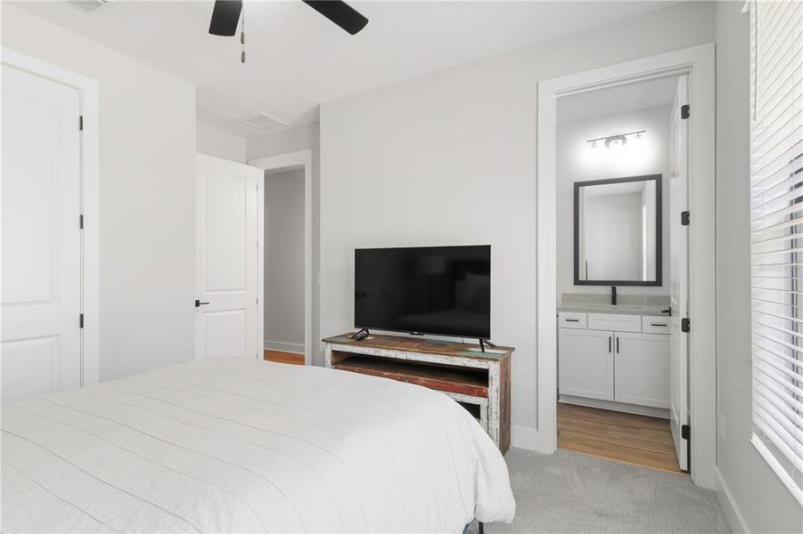 Furnished interior view inside a new home in Bella Terra, Hudson (Image 36).