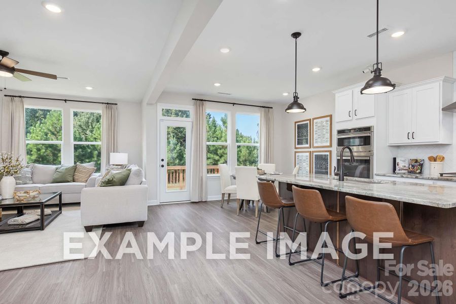 Furnished interior view inside a new home in Windgate, Mooresville (Image 4).