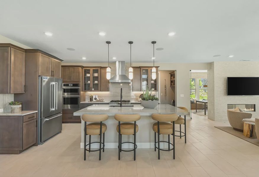 Corbett Model Kitchen + Great Room - 7 of 19 Corbett Model Kitchen + Great Room - 7 of 19