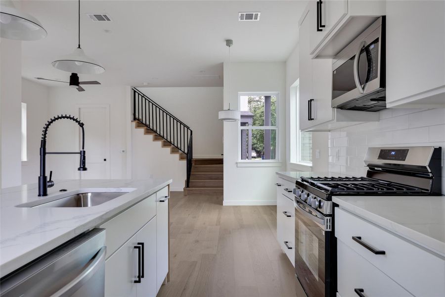 Furnished interior view inside a new home in , Austin (Image 10).
