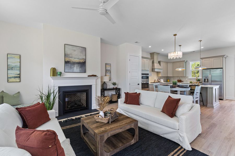 Furnished interior view inside a new home in , Mount Pleasant (Image 39).