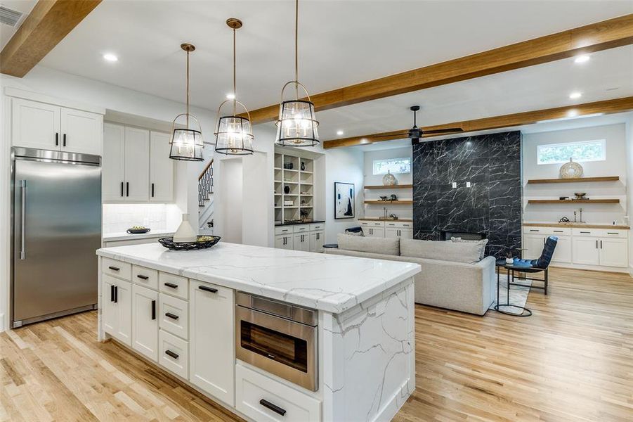 Furnished interior view inside a new home in , Dallas (Image 14).