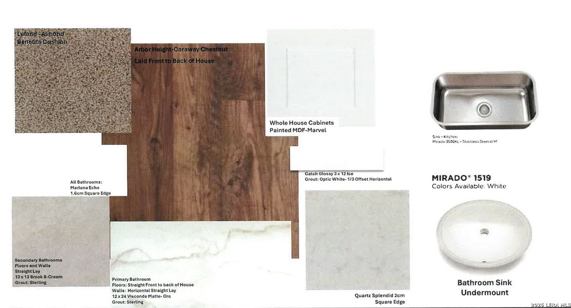 Sample of building materials used in homes in Summerlin, San Antonio (Image 4). Sample of building materials used in homes in Summerlin, San Antonio (Image 4).