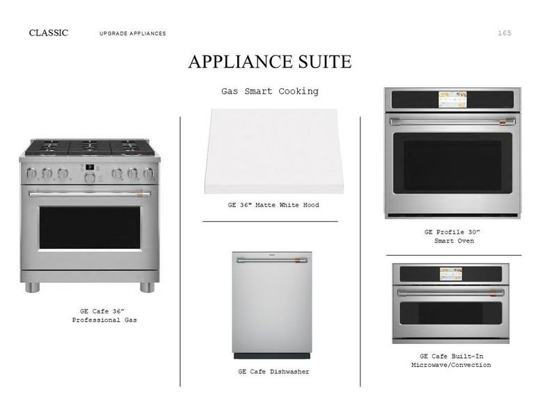 Classic Look Palette 3: Appliance Selection Sheet (*Artist rendering used for illustration purposes only.) Classic Look Palette 3: Appliance Selection Sheet (*Artist rendering used for illustration purposes only.)